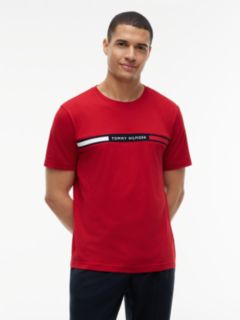 Logo Embroidery Insert T-Shirt — Red 1
