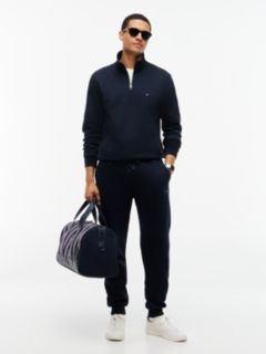 Intechno Knit Quarter-Zip Sweatshirt — Blue 2