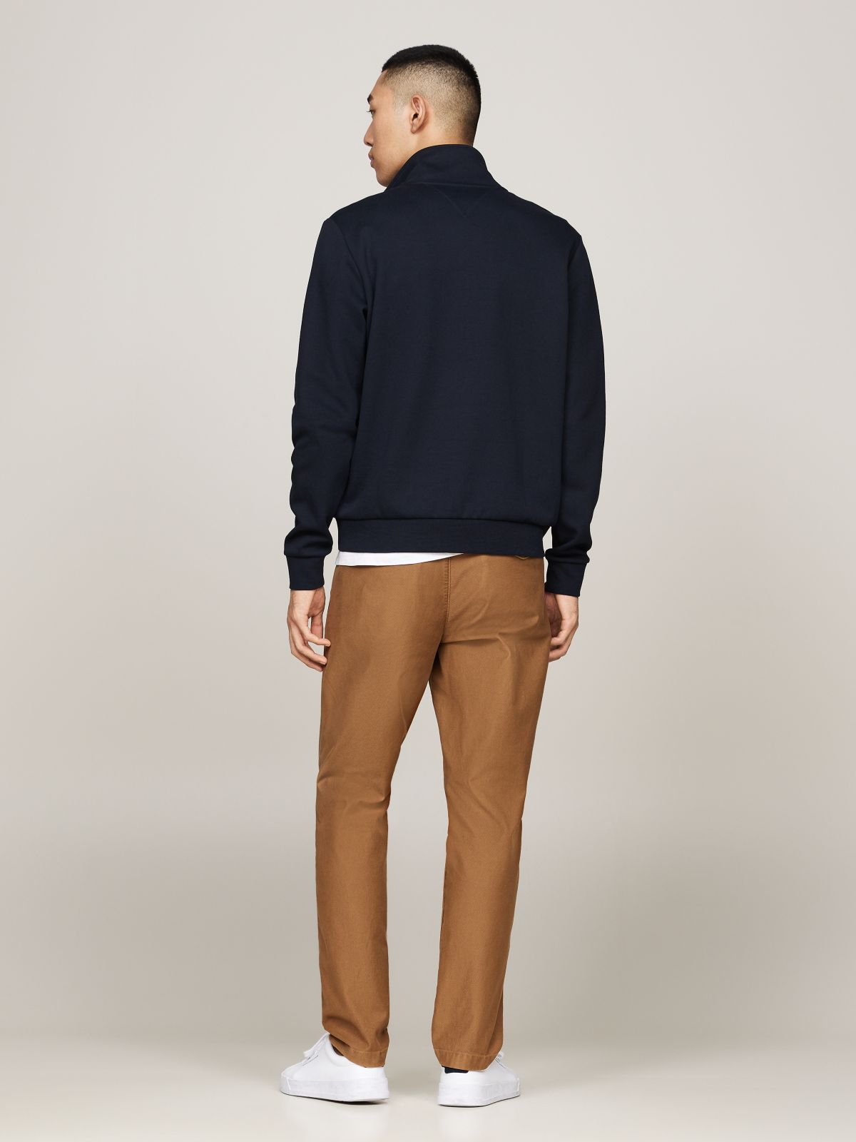 Intechno Knit Quarter-Zip Sweatshirt — Blue