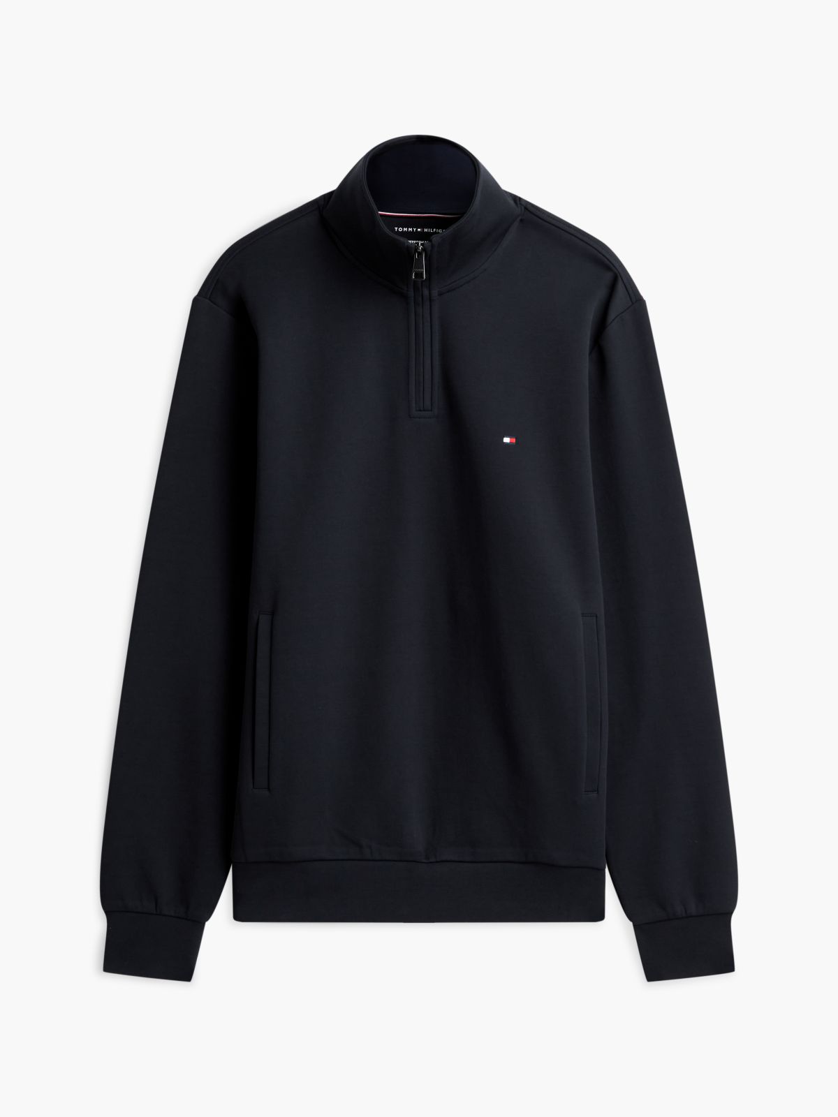 Intechno Knit Quarter-Zip Sweatshirt — Blue