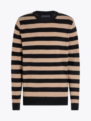 schwarz smart casual pullover aus kaschmir für herren - tommy hilfiger