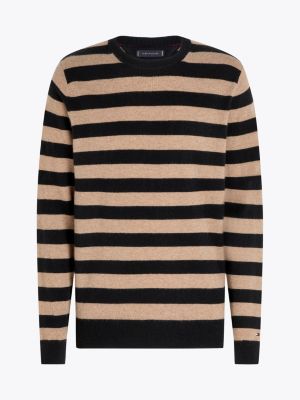 jersey informal de cachemira negro de hombres tommy hilfiger