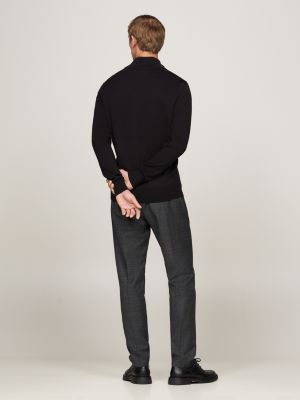 Black half turtleneck sale