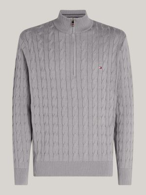 Pull torsadé tommy hilfiger homme sale