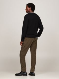 Pure Lambswool Crew Neck Jumper — Black 6
