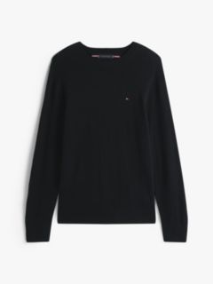 Pure Lambswool Crew Neck Jumper — Black 7