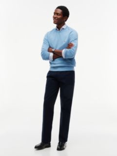 Pure Lambswool Crew Neck Jumper — Blue 2