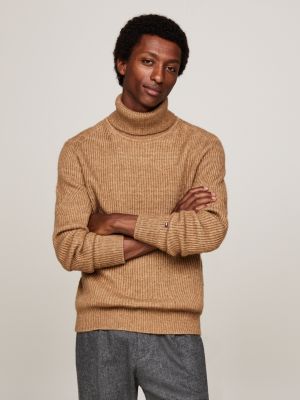 weiß smart casual relaxed fit pullover aus wollmix für herren - tommy hilfiger