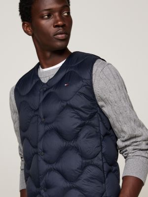 Onion Quilted Down Liner Vest Blue Tommy Hilfiger