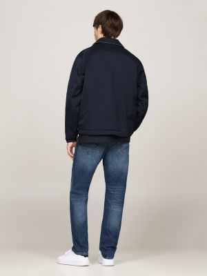 blue reversible thermal ivy jacket for men tommy hilfiger