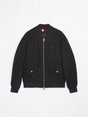 bomber thermique déperlant noir pour hommes tommy hilfiger
