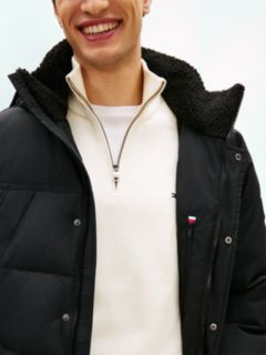 Water Repellent Padded Utility Parka — Black 2