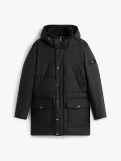 Water Repellent Padded Utility Parka — Black 7