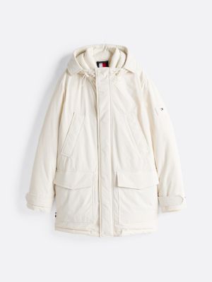 white down hooded rockie parka for men tommy hilfiger