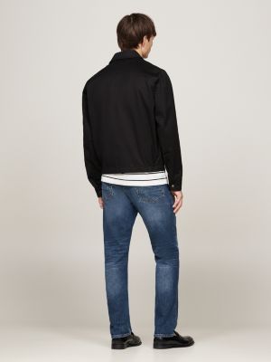 schwarz ivy jacke mit reißverschluss für herren - tommy hilfiger
