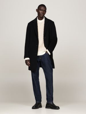 Black smart coat on sale