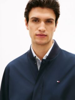 Performance Water Repellent Relaxed Bomber Jacket — Blue 2