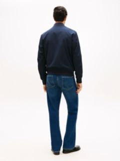 Performance Water Repellent Relaxed Bomber Jacket — Blue 5