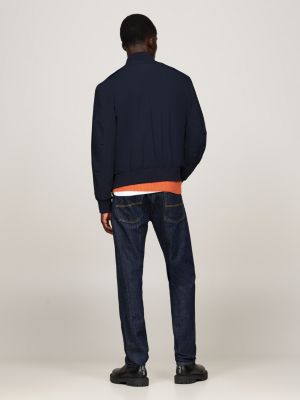 bomber leggero relaxed fit blu da uomini tommy hilfiger