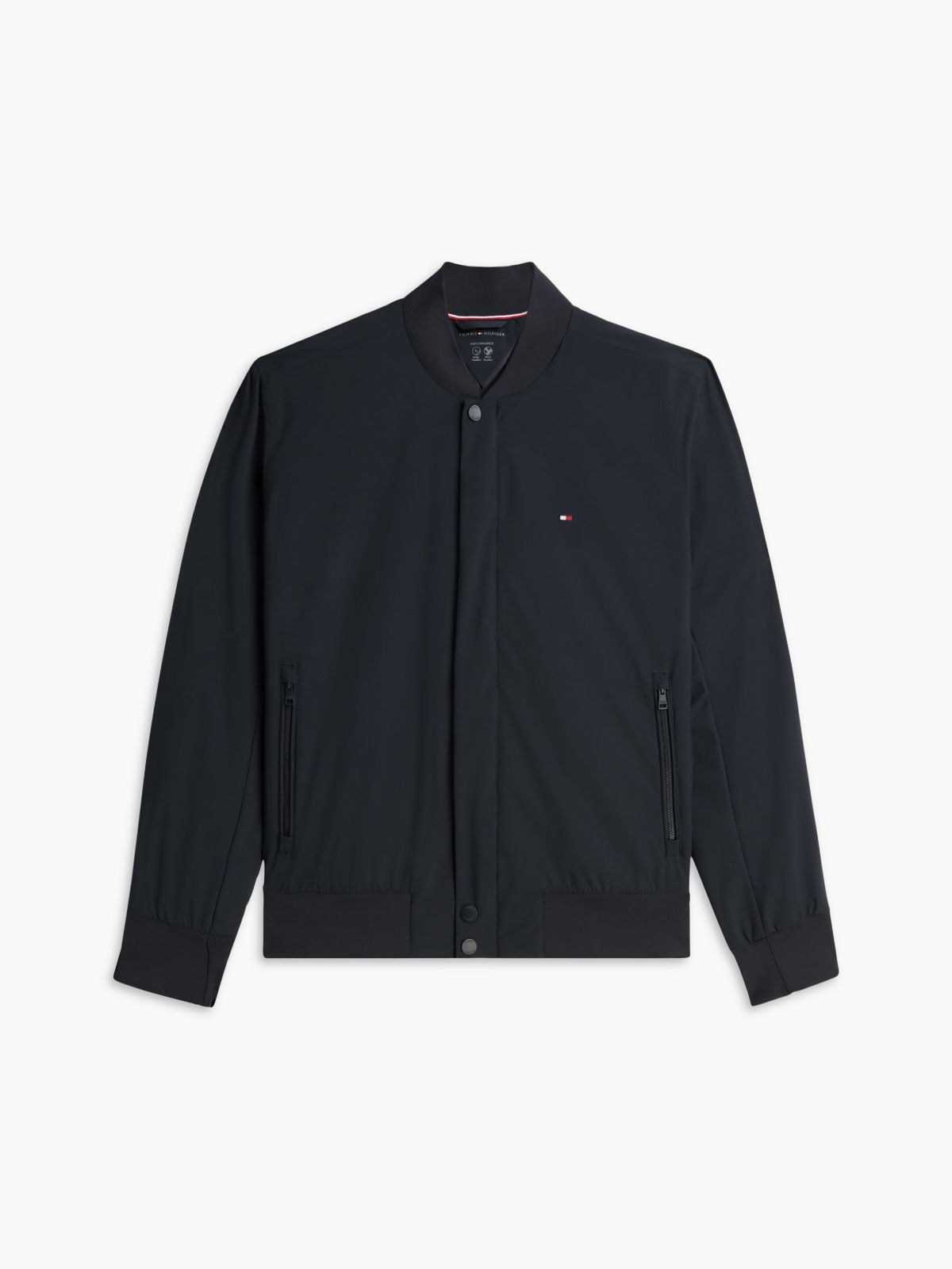 Performance Water Repellent Relaxed Bomber Jacket — Blue