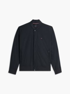 Performance Water Repellent Relaxed Bomber Jacket — Blue 6