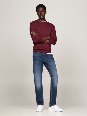 blau mercer regular straight leg jeans für herren - tommy hilfiger