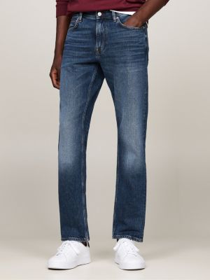 blue mercer regular straight leg jeans voor heren - tommy hilfiger