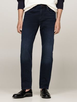 jeans mercer regular fit con taglio dritto blue da uomini tommy hilfiger