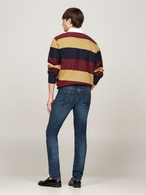 vaqueros blecker ajustados azul de hombres tommy hilfiger