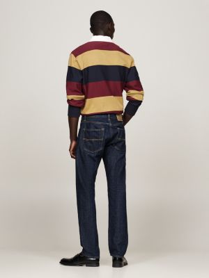 blau denton straight jeans für herren - tommy hilfiger