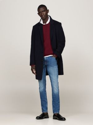 blauw houston tapered jeans voor heren - tommy hilfiger