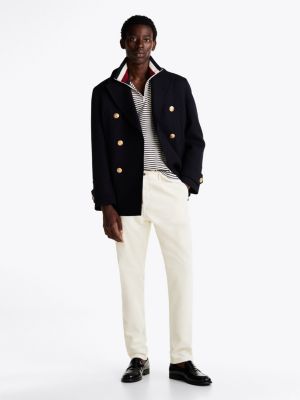white harlem stretch cotton corduroy tapered chinos for men tommy hilfiger