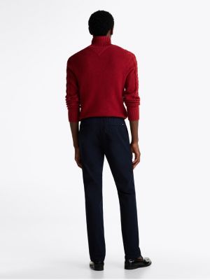 blue denton th flex straight chinos for men tommy hilfiger