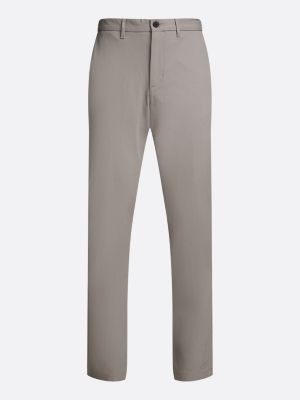 grey denton th flex straight chinos for men tommy hilfiger