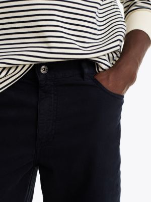 blau smart casual denton regular straight fit chinos für herren - tommy hilfiger