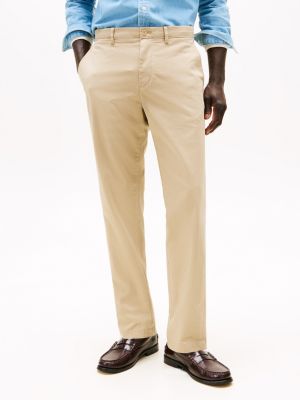 brown harlem relaxed chinos for men tommy hilfiger