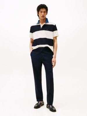 blue harlem relaxed chino voor heren - tommy hilfiger