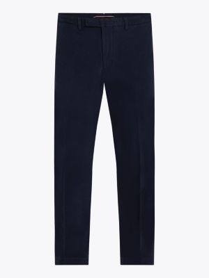 blue smart casual denton straight chinos for men tommy hilfiger