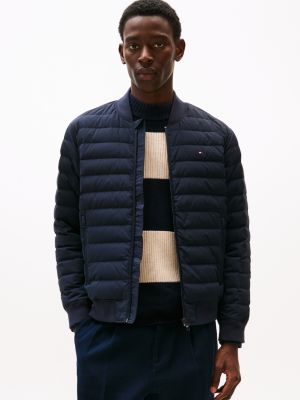 Packable Down Bomber Jacket Blue Tommy Hilfiger