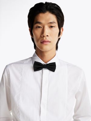 white th x festive regular fit tuxedo shirt for men tommy hilfiger