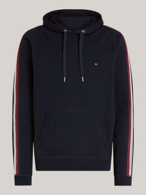 Tommy hilfiger global stripe hoodie sale