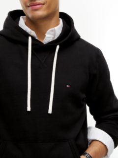 Fleece Drawstring Hoody — Black 3