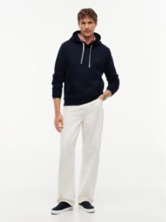 Fleece Drawstring Hoody — Blue 2