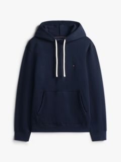 Fleece Drawstring Hoody — Blue 5