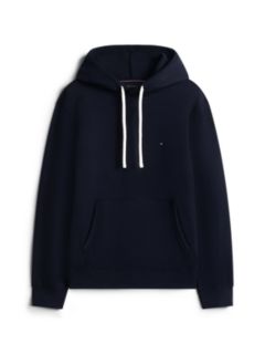 Fleece Drawstring Hoody — Blue 6