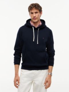 Fleece Drawstring Hoody — Blue 1