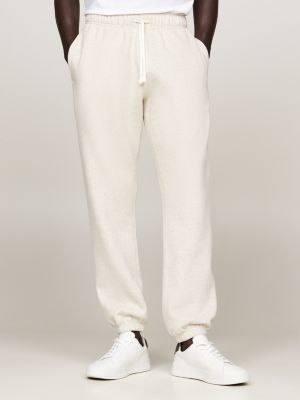 Cuffed Leg Fleece Joggers Brown Tommy Hilfiger