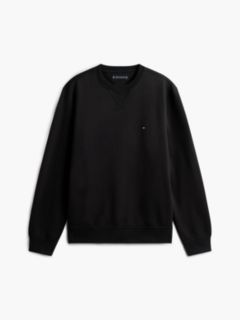 Fleece Crew Neck Sweatshirt — Black 6