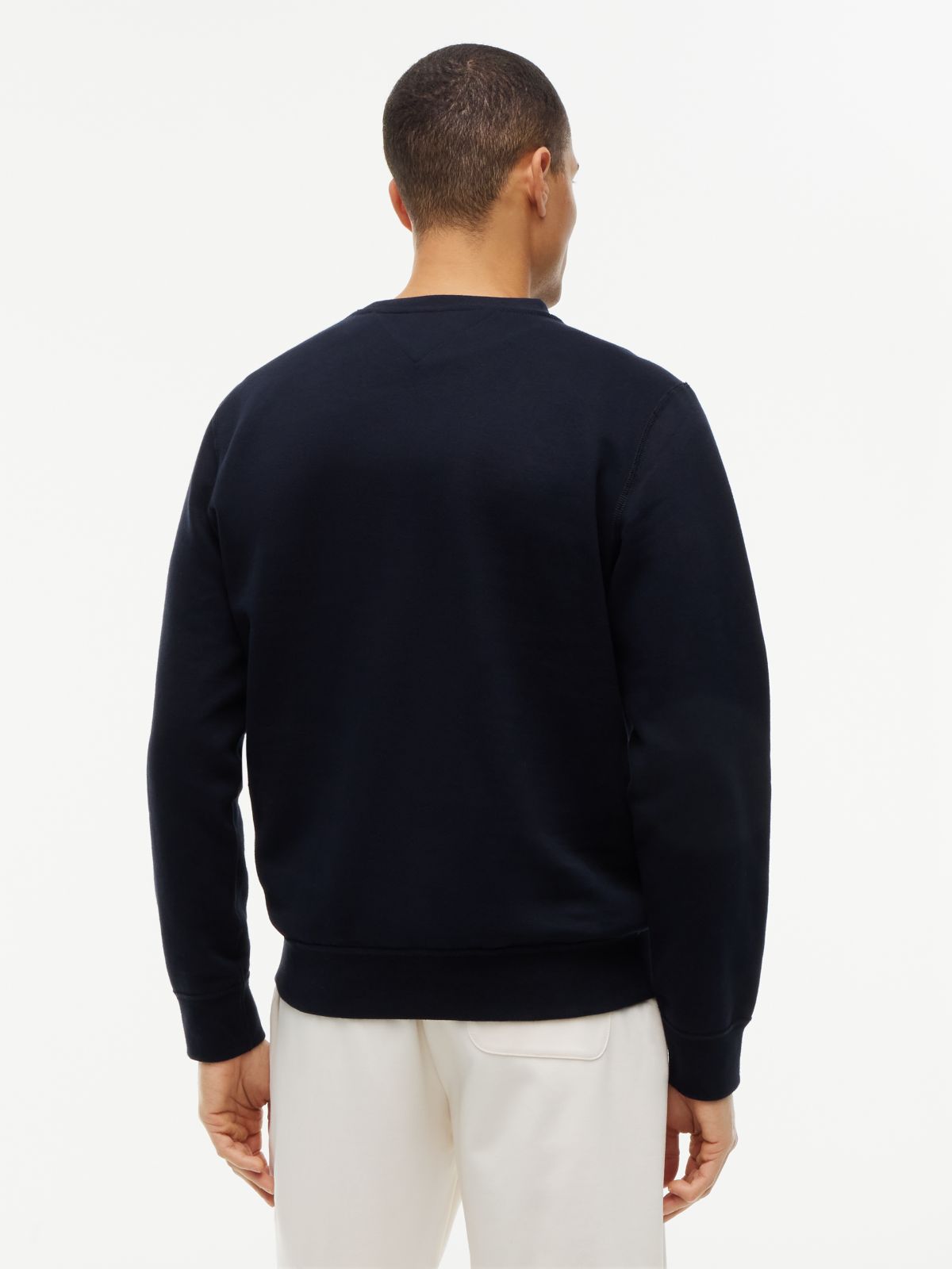 Fleece Crew Neck Sweatshirt — Blue