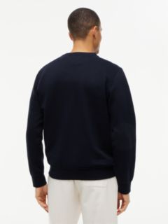 Fleece Crew Neck Sweatshirt — Blue 4